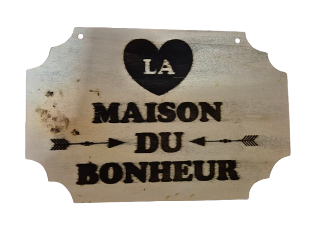 Plaque La Maison Du Bonheur