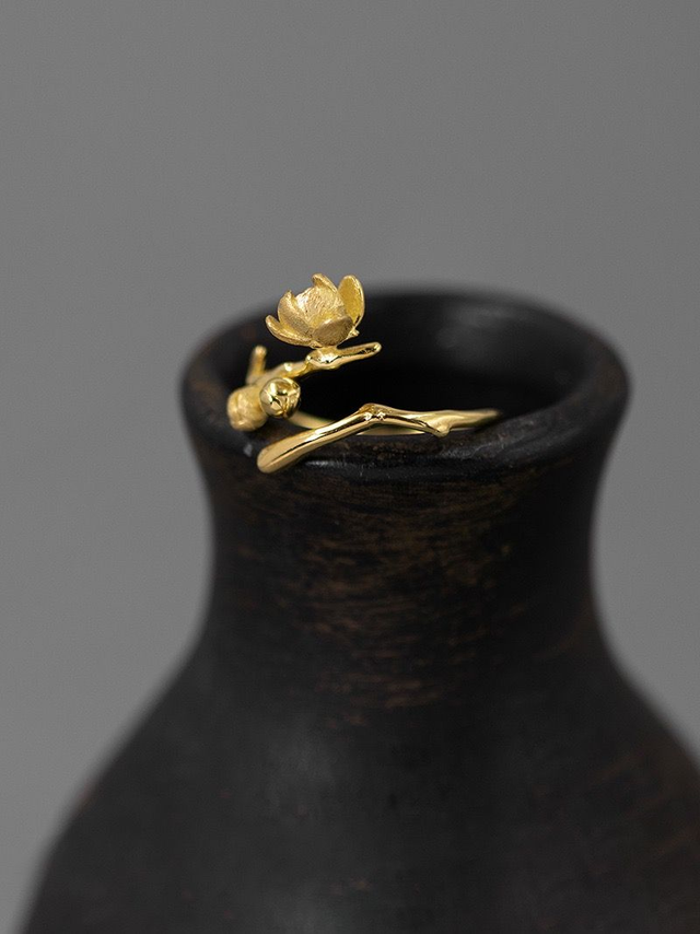 *Designer Silver Jewellery* Wintersweet Silver Ring