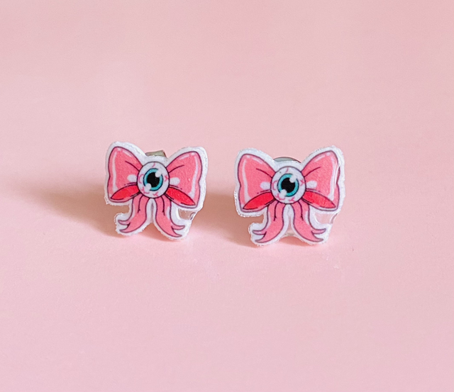 Boucles d’oreilles Bow Yeux