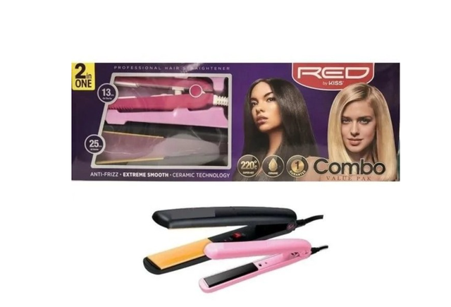 RED By Kiss: 2pcs Straightener Combo 13mm+25mm (HFID01GB) P/PRICE>
