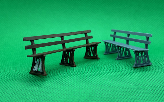 7mm scale / 0 gauge GWR station seat scroll end