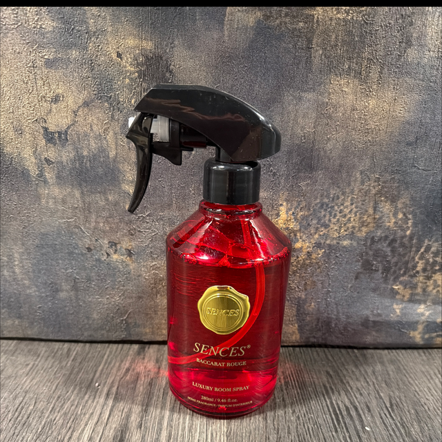 Sences baccarat rouge room spray