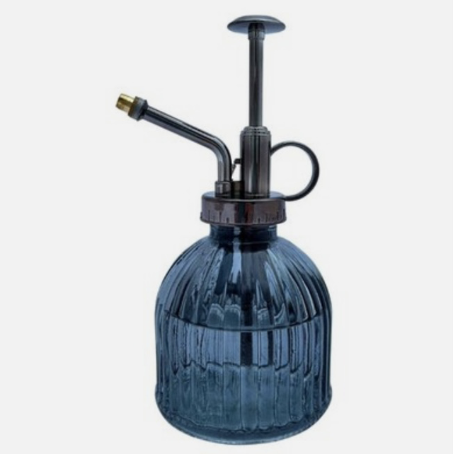 Glass Plant Mister Blue