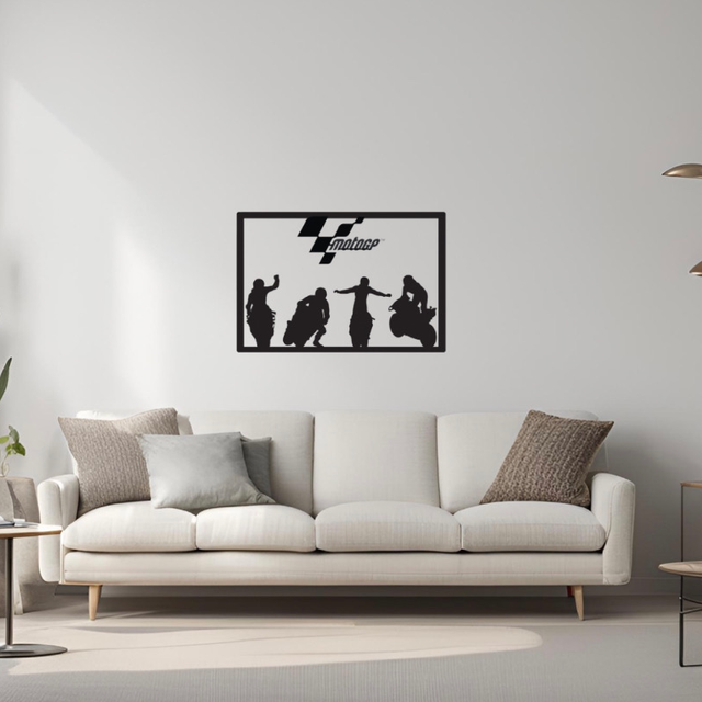 Cadre moto Gp 1 (58x39 cm)