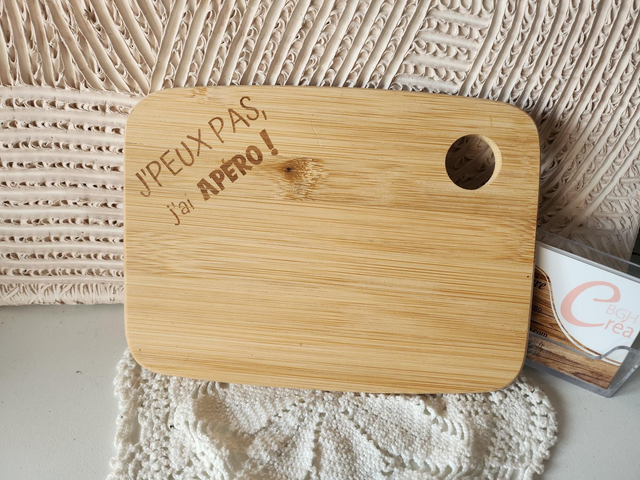 Petite Planche "j'peux pas, j'ai apéro"