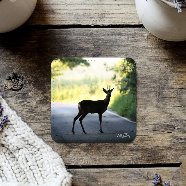 “Deer at Dawn” Coaster 