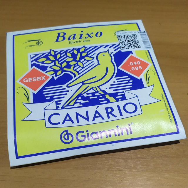 Encordoamento Baixo 4C 040 Canário By Giannini 