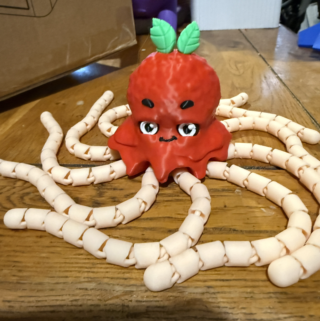 Spaghetti and meatball octopus! 