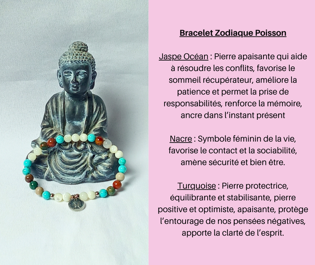 233- Bracelet Zodiaque Poisson