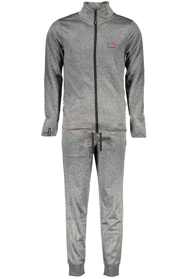 2444NORWAY 1963 FELPA CON ZIP UOMO GRIGIO