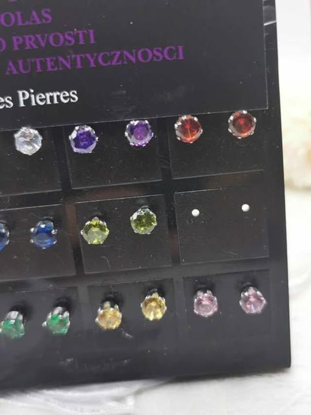 Clous d'Oreilles en Acier Inoxydable et Zircon – 5 mm