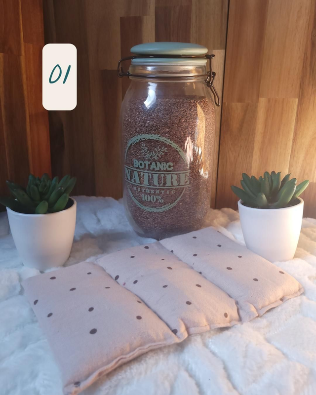 Bouillotte en graine de lin