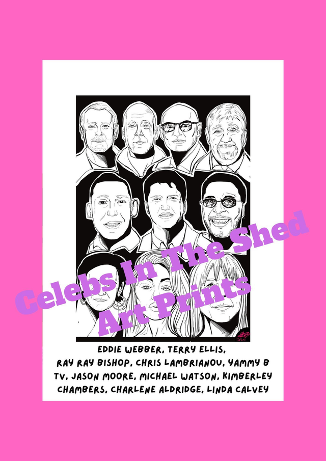 Chris Lambrianou Limited Edition A3 Comic Style Drawing Print