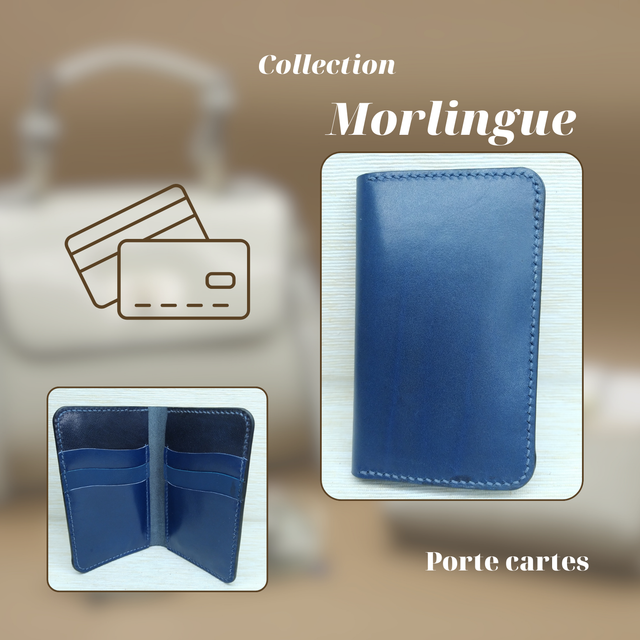 MORLINGUE portefeuille CB - Bleu marine