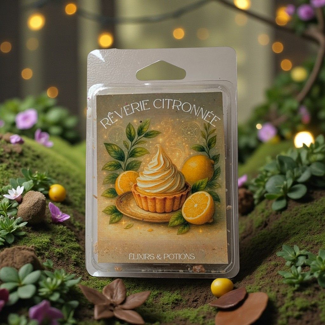 Fondant parfumé "Rêverie Citronnée" (tarte citron meringuée)
