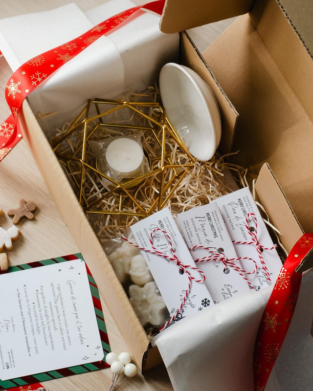 Set Regalo Natale – Bruciatore di Essenze, & Wax Melts Artigianali