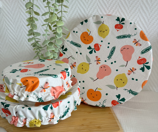 Couvre Bol lot de 3 (S + M +L)