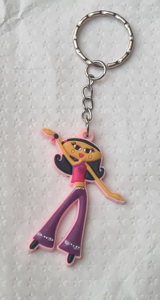 Key ring bag charm dancer disco diva