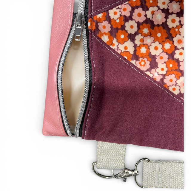 Pochette Zippée Multi-Matières - Pièce Unique
