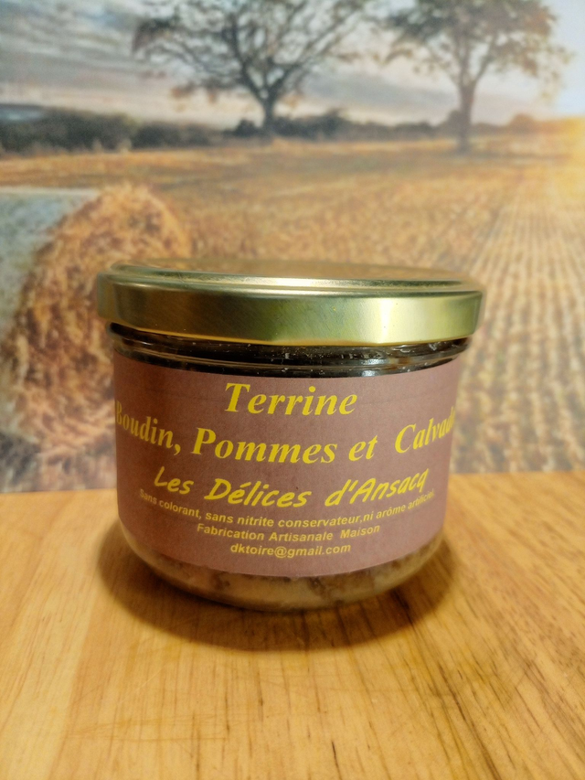 Terrine au Boudin, Pommes et Calvados