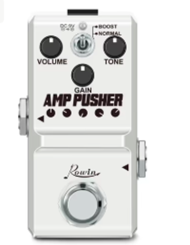 Rowin Nano Amp Pusher Gitaar effect pedaal
