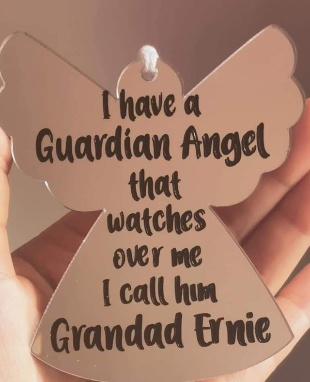 Mirrored Guardian Angel Personalised