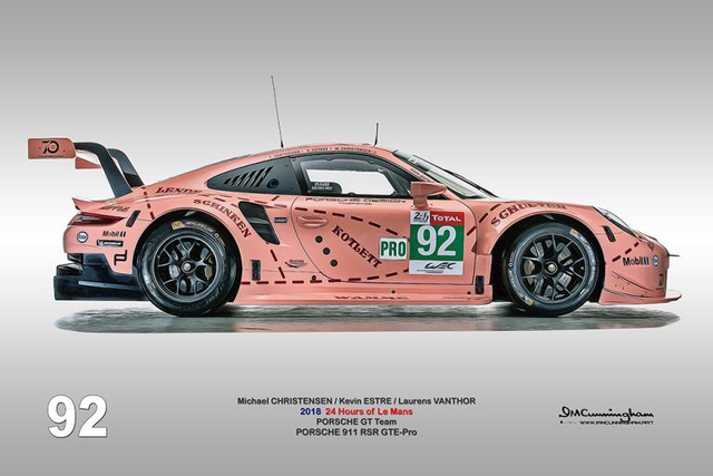 C241202 Porsche 911RSR Le Mans 2018 #92