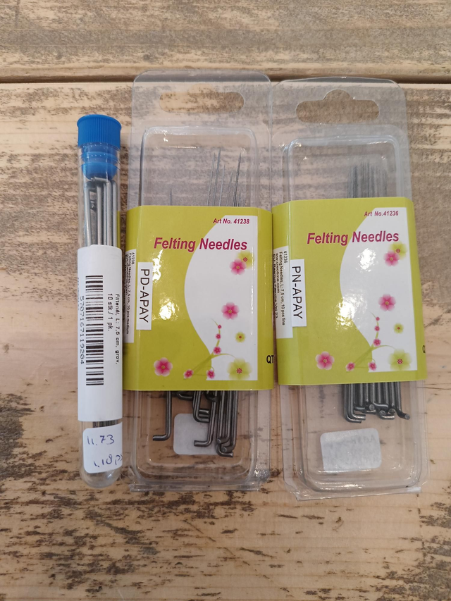 Huismerk: Vilt naalden per stuk