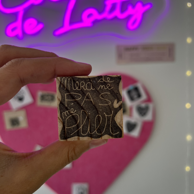 Tampon "Merci de ne pas plier"