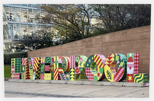 Christmas in Liverpool luxury notecard