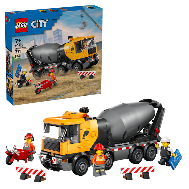 LEGO 60478 City Betonmischer
