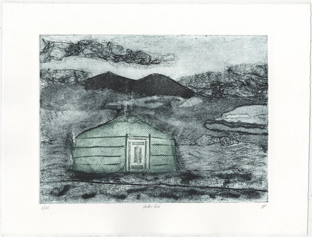 Undur Ger, collagraph