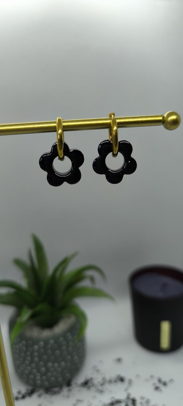 Pampilles interchangeables noires 