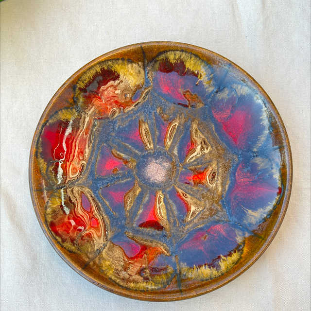 Wandteller Künstler Teller Keramik 