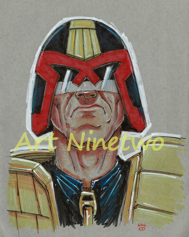 Dredd - A4 Colour