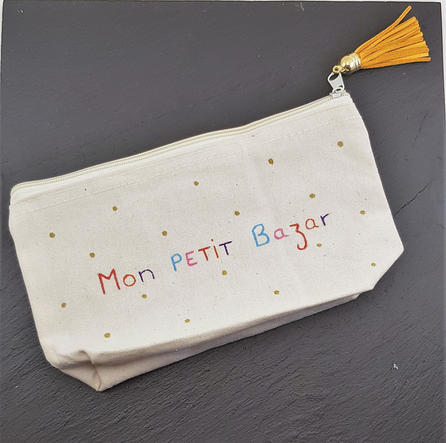 Pochette &quot;mon petit bazar&quot;