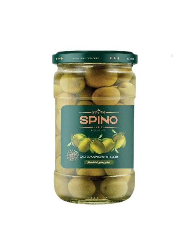 Spino Nakladané Olivy s kôstkami 680 gr.