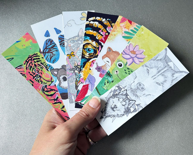 Marque-pages illustrés Animaux