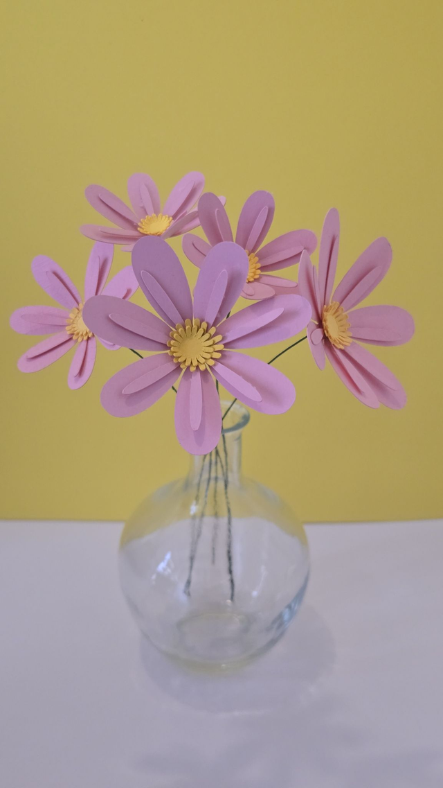 Kit de Fleurs en Papier "Dahlia Dirladada" – DIY Créatif et Bouquet Éternel