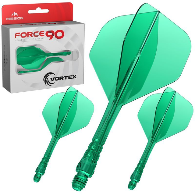 Mission Force 90 Vortex - Flight Shaft System - Standard N02 clear grean
