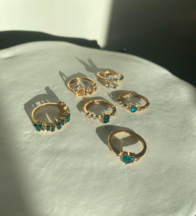 Set de Bagues Turmalina