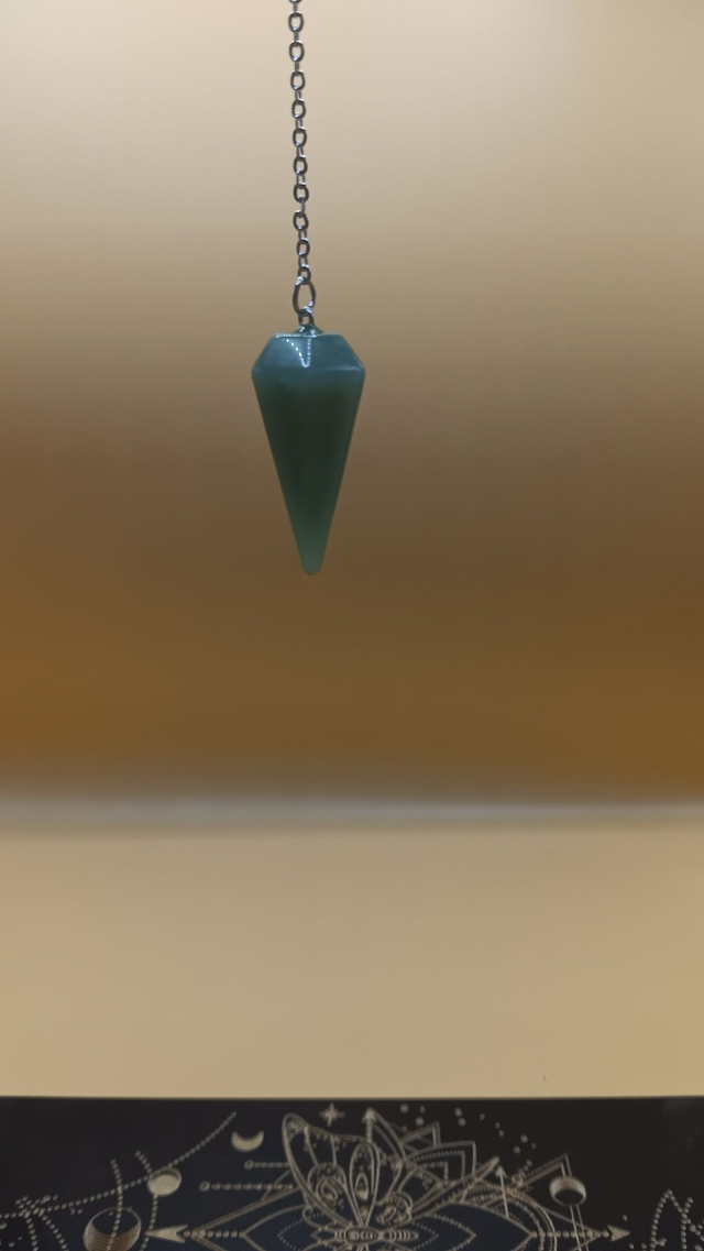 Pendule conique Aventurine verte