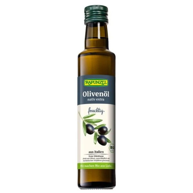 Rapunzel Olivenöl fruchtig, nativ extra aus Italien, 250ml Flasche