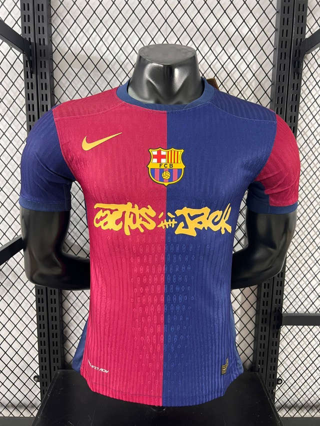 Camiseta 1ª Barcelona Especial TRAVIS SCOTT Versión Jugador 24-25