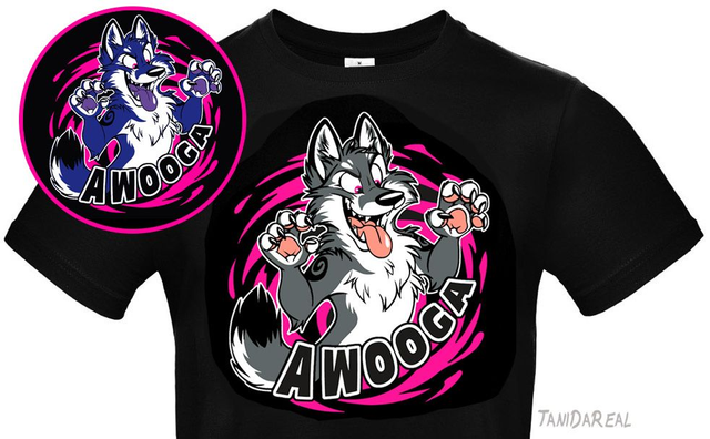 Shirt AWOOGA Pink UV/GLOW