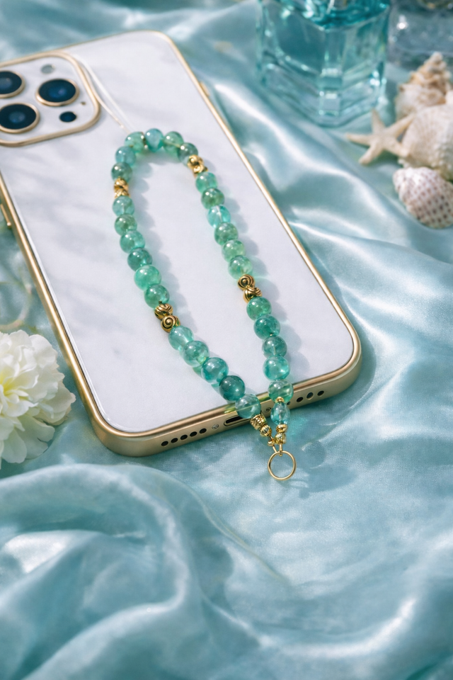 Agate dragon vert - Symbole infini