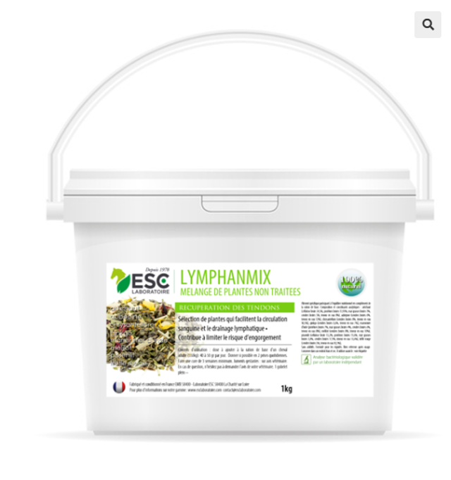 LYMPHANMIX – Engorgement des tendons et drainage cheval – Mélange de plantes