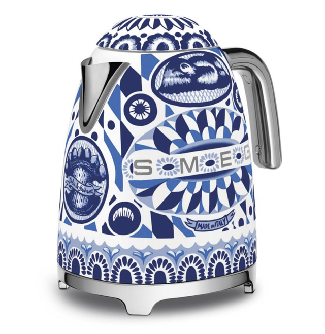 SMEG KLF03DGBEU Dolce&Gabbana Wasserkocher blu mediterraneo
