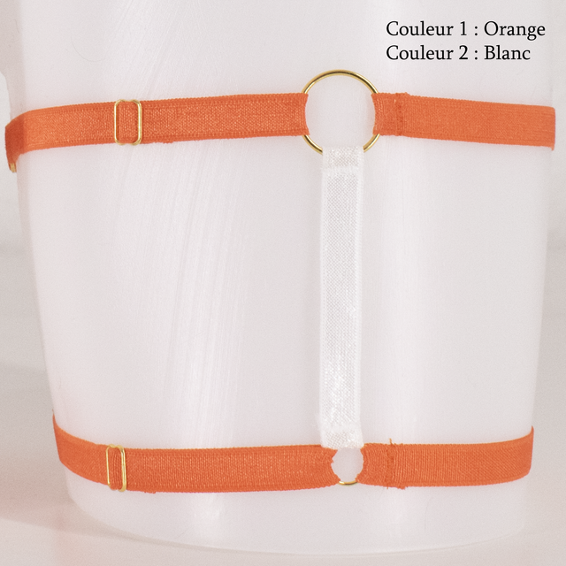 Harnais [Mix&amp;Match] - Jarretière Solo - IA-001 - Bicolore