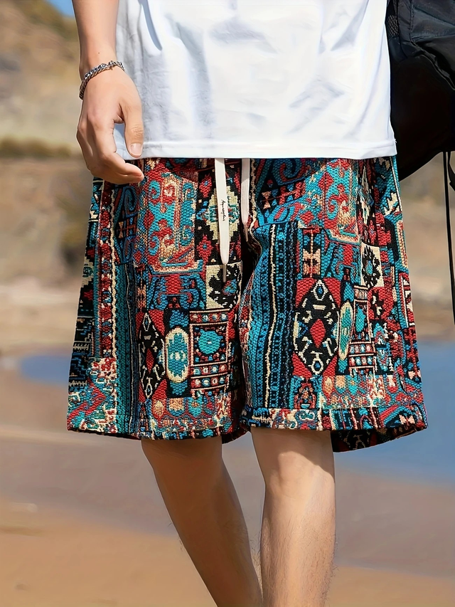 Men's Heavyweight Tribal Print Shorts